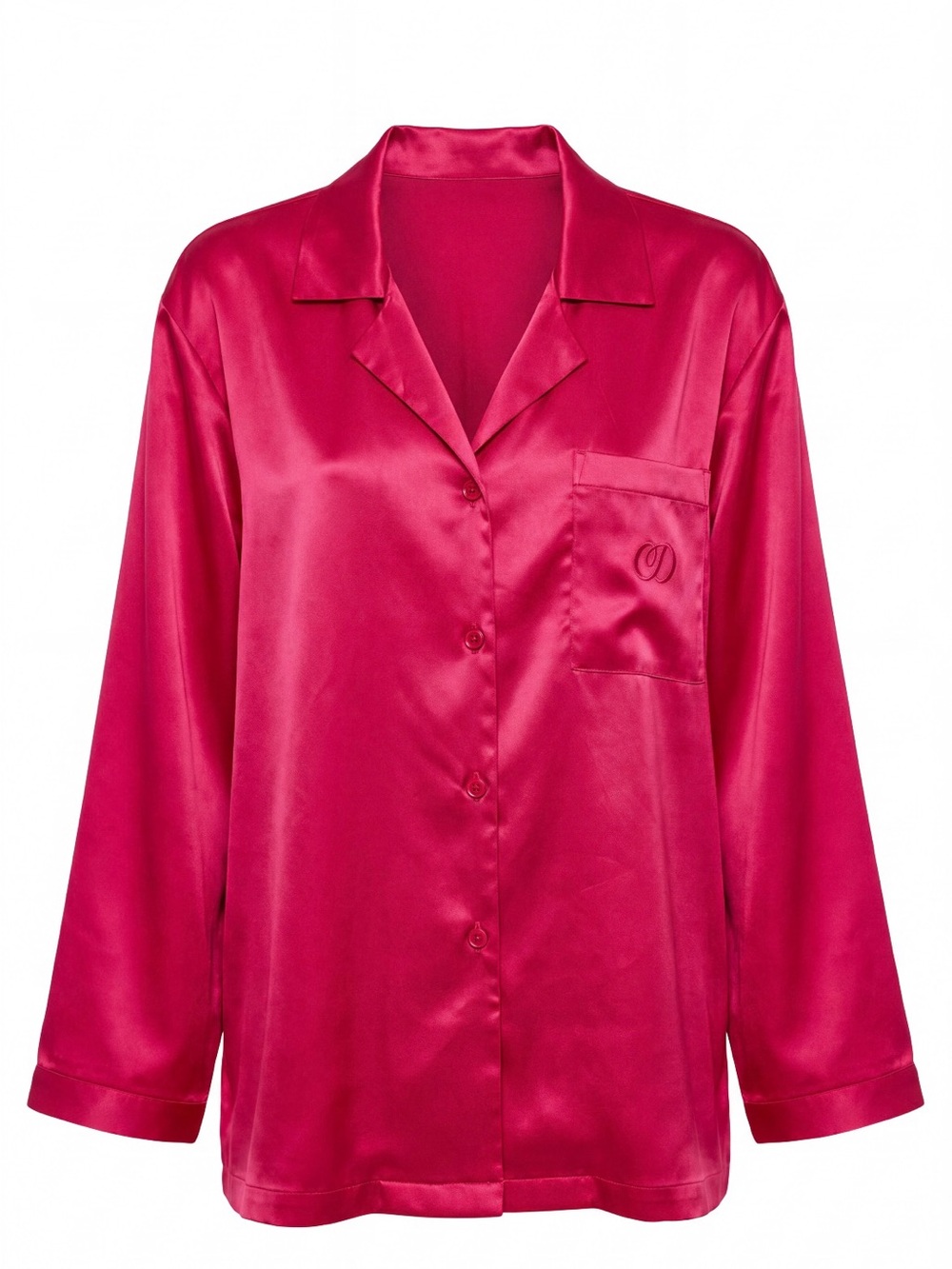 Vintage Christian Dior Crested
Sleep Top - Fiery Mango Satin - Size
Large - NWT